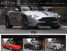 Tablet Screenshot of duttongarage.com